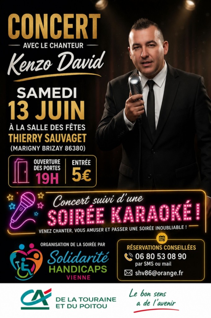 Concert à partir de 19h suivi d'un Karaoké