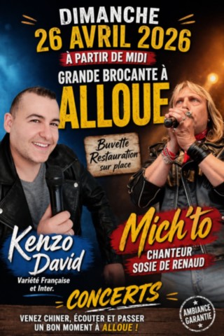 Dimanche 26 avril 2026 : Grande Brocande  et  Concert en plein-air à Alloue (16)
